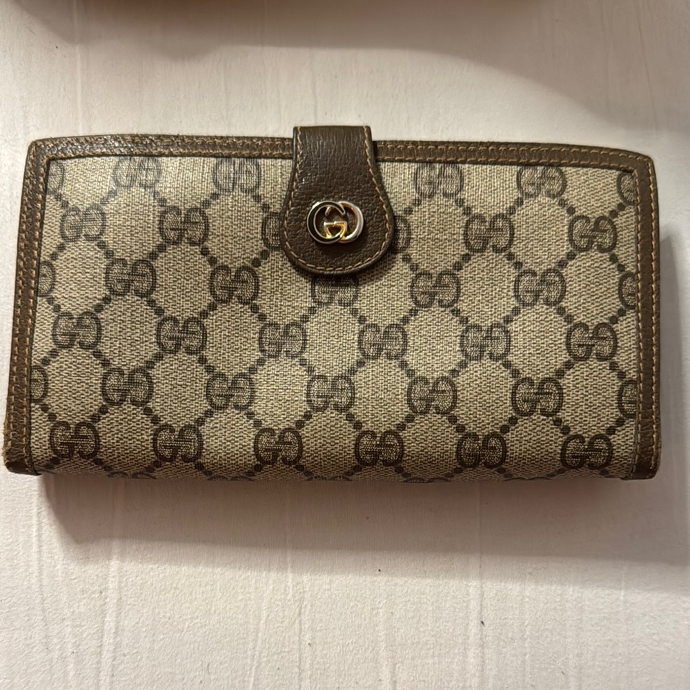 Gucci Brown Monogram Wallet